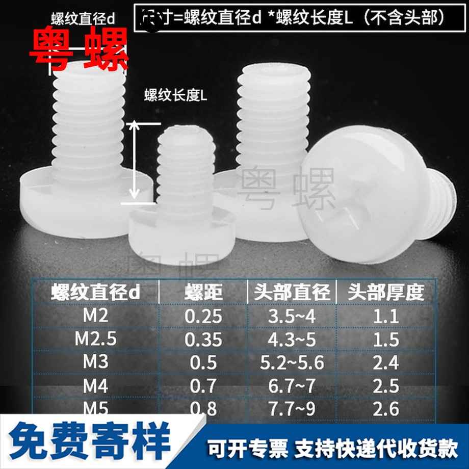 批發(fā)圓頭紅河尼龍螺絲