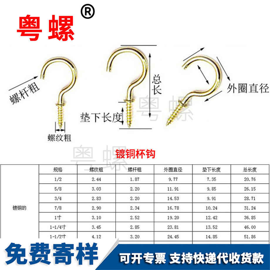 訂制開口山南羊眼螺絲