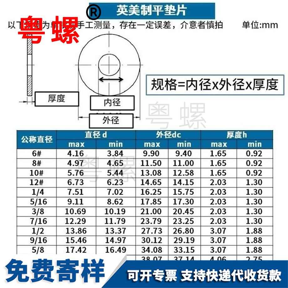 訂做304不銹鋼大理墊片