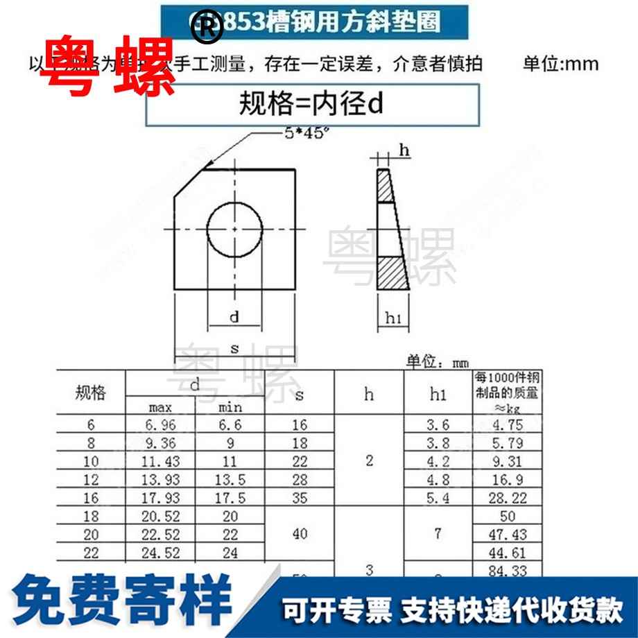 批發(fā)方斜唐山墊片